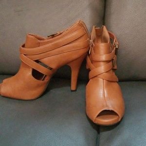 Tan shoes
